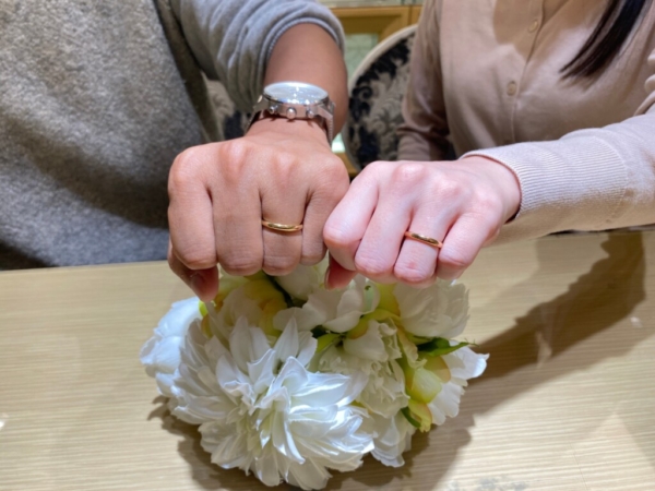 姫路市からご来店「IDEAL Plus fort」のマリッジリングをご成約いただきました