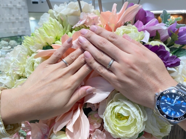 兵庫県加古川市からご来店【FISCHER】の結婚指輪をご成約頂きました
