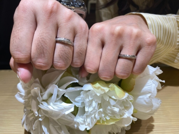 兵庫県加古川市からご来店【フィッシャー】の結婚指輪をご成約頂きました