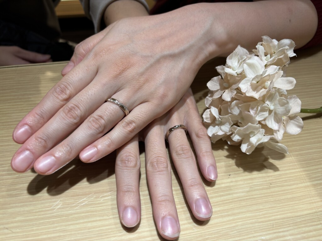 兵庫県揖保郡太子町からご来店「Katamu」の結婚指輪をご成約頂きました