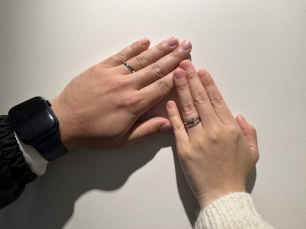 兵庫県姫路市からご来店「パヴェオショコラ」エンゲージリング「クワンドマリアージュ」マリッジリングをご成約