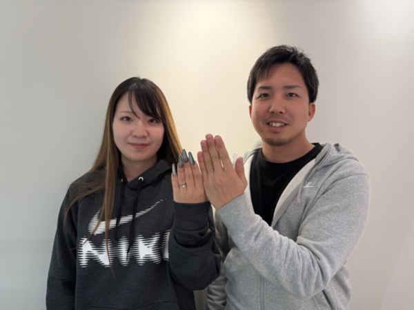 兵庫県姫路市からご来店「nocur」の結婚指輪をご成約頂きました
