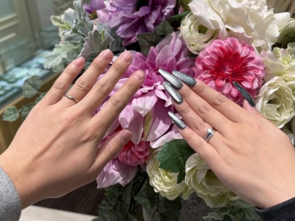 兵庫県姫路市からご来店「nocur」のマリッジリングをご成約頂きました