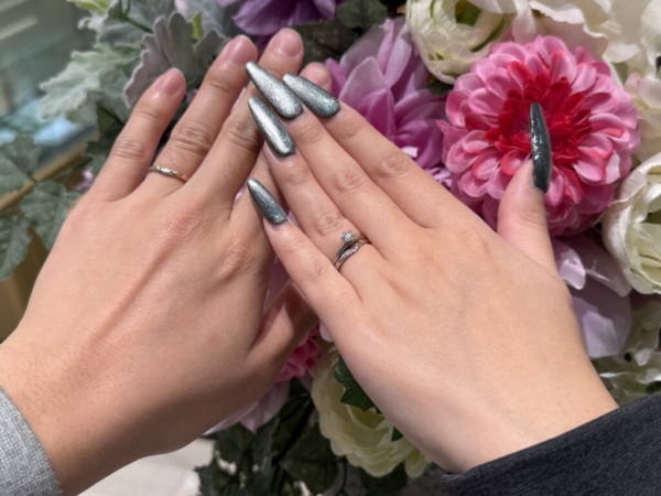 兵庫県姫路市からご来店「ノクル」の結婚指輪をご成約頂きました