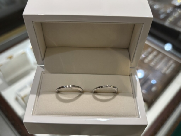 大阪市姫路市からご来店「IDEALplusfort」の結婚指輪をご成約頂きました