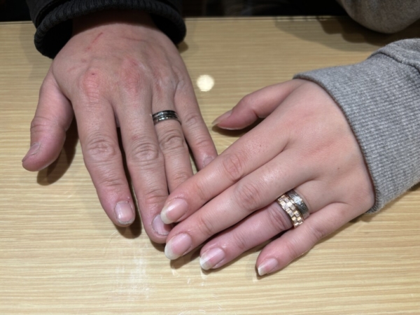 兵庫県姫路市からご来店「FISCHER・LAPAGE」のマリッジリングをご成約頂きました