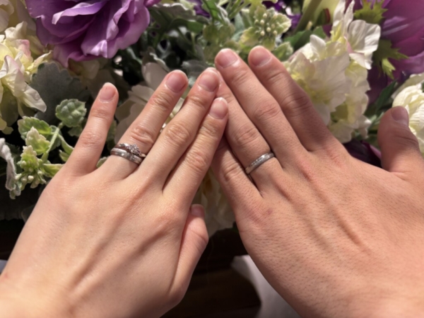 兵庫県姫路市からご来店「FISCHER」のマリッジリングをご成約頂きました