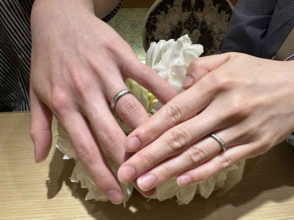 兵庫県相生市からご来店「フィッシャー」のマリッジリングをご成約頂きました