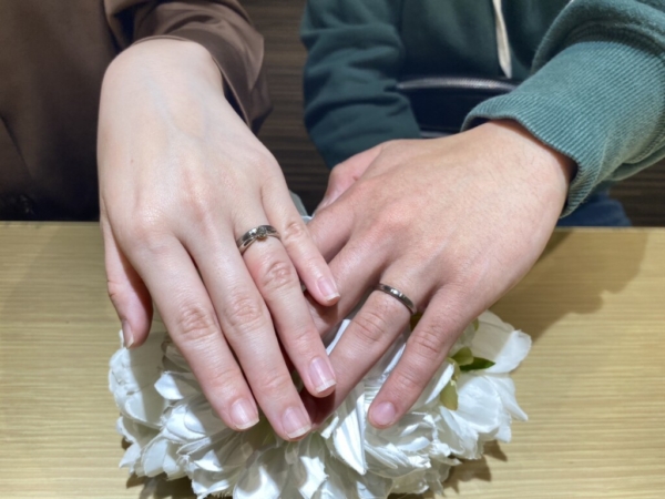 京都府京都市・兵庫県養父市からご来店「FISCHER」のマリッジリングをご成約頂きました