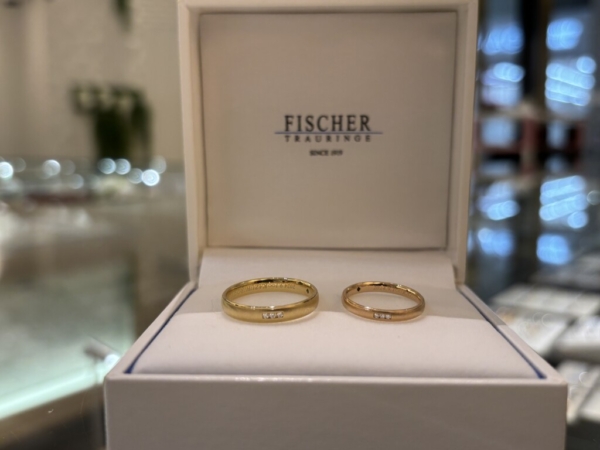 兵庫県たつの市からご来店「FISCHER」結婚指輪をご成約頂きました