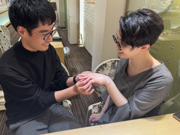 兵庫県姫路市よりご来店「IDEAL plus fort・アイデアルプリュフォール」の結婚指輪をご成約いただきました