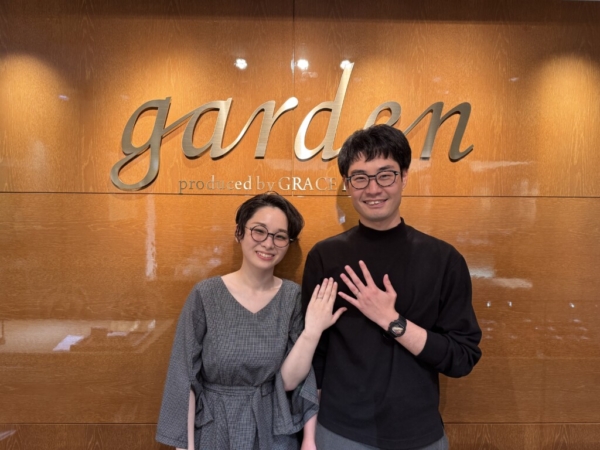 兵庫県姫路市よりご来店「IDEAL plus fort」のマリッジリングをご成約いただきました