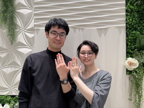 兵庫県姫路市よりご来店「IDEAL plus fort」の結婚指輪をご成約いただきました