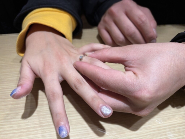 兵庫県姫路市よりご来店「gardenオリジナル」のエンゲージリングをご成約頂きました