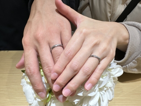 兵庫県姫路市からご来店「FISCHER」のマリッジリングをご成約頂きました