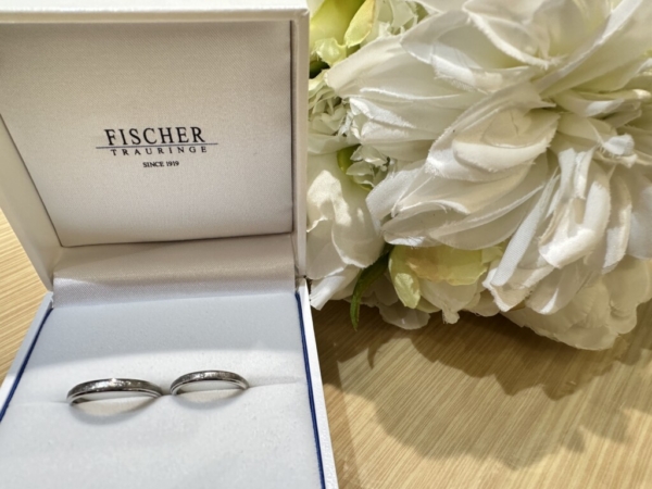 兵庫県姫路市からご来店「フィッシャー」のマリッジリングをご成約頂きました