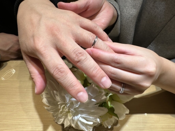 兵庫県姫路市からご来店「RosettE/SP」のマリッジリングをご成約頂きました。