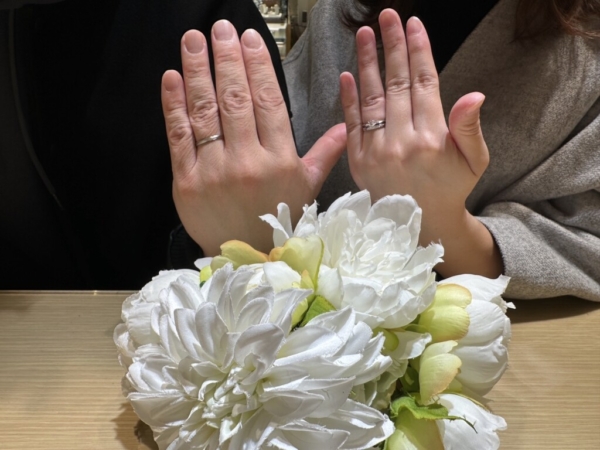 兵庫県姫路市からご来店「RosettE/SP」の結婚指輪をご成約頂きました。