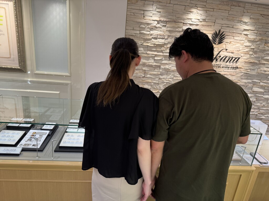 宍粟市からご来店「FISHCER」の結婚指輪をご成約頂きました