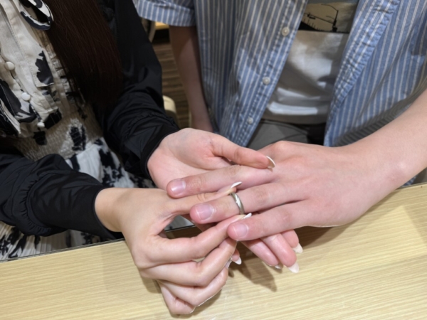 姫路市からご来店「フィッシャー」の結婚指輪をご成約頂きました