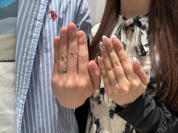 姫路市からご来店「FISCHER」の結婚指輪をご成約頂きました