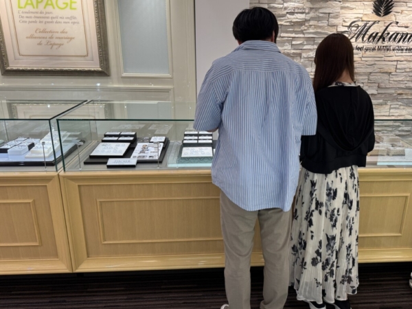 姫路市からご来店「FISCHER」のマリッジリングをご成約頂きました