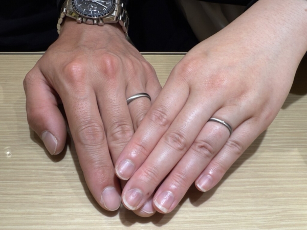 赤穂市からご来店「フィッシャー」の結婚指輪をご成約頂きました