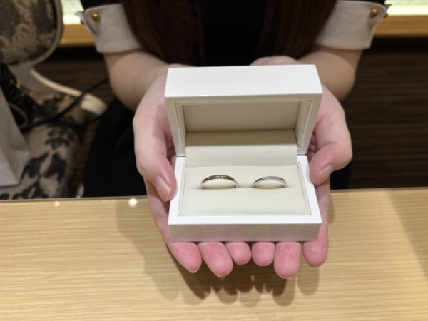 岩手県・姫路市よりご来店「IDEAL Plus fort」のマリッジリングをご成約頂きました
