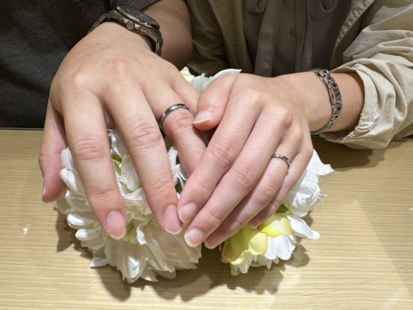 兵庫県姫路市・たつの市からご来店「FISCHER」のマリッジリングをご成約