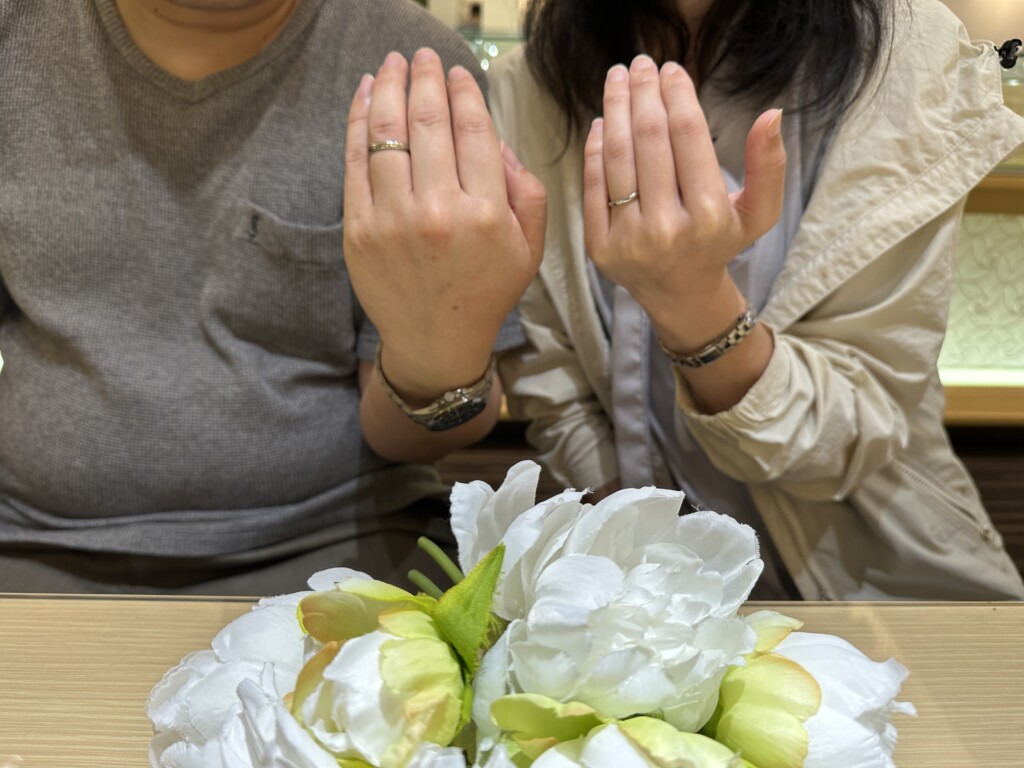 兵庫県姫路市・たつの市からご来店「FISCHER」のマリッジリングをご成約