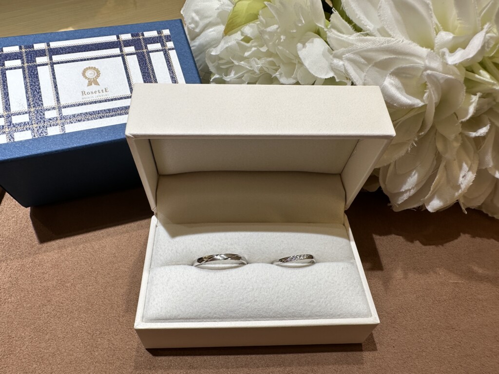 兵庫県相生市・たつの市からご来店「RosettE/SP」の結婚指輪をご成約いただきました