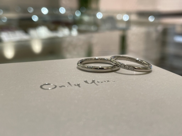 加古川市姫路市からご来店「IDEAL Plus fort・おんり」の結婚指輪をご成約