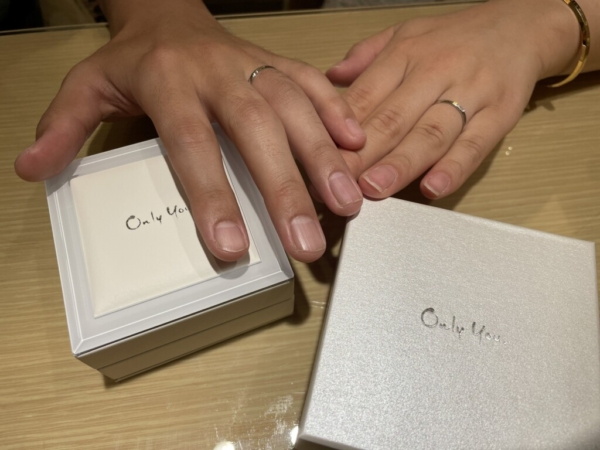 加古川市姫路市からご来店「IDEAL Plus fort・Only you」の結婚指輪をご成約