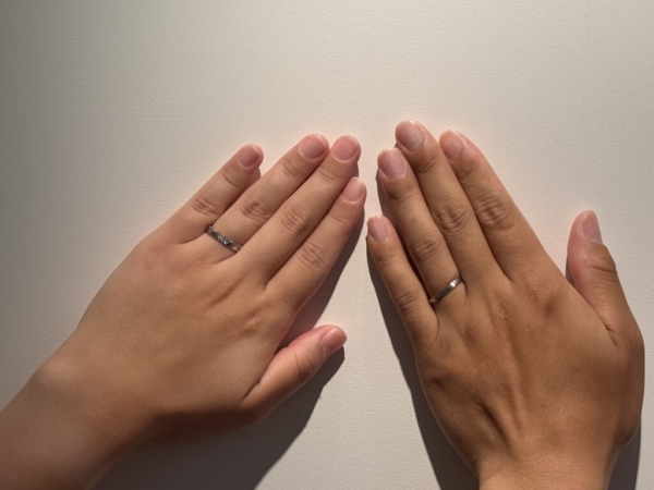 姫路市からご来店「ノクル」の結婚指輪をご成約頂きました