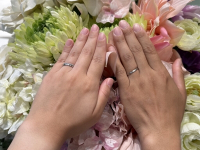 姫路市からご来店「nocur・ノクル」の結婚指輪をご成約頂きました