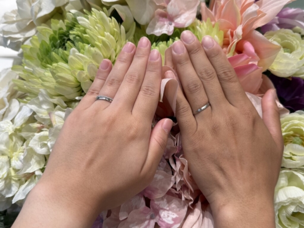 姫路市からご来店「nocur・ノクル」の結婚指輪をご成約頂きました