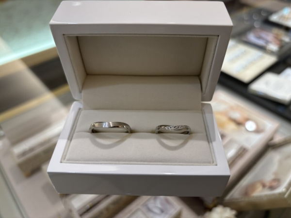 姫路市からご来店「IDEAL Plus fort」のマリッジリングをご成約頂きました