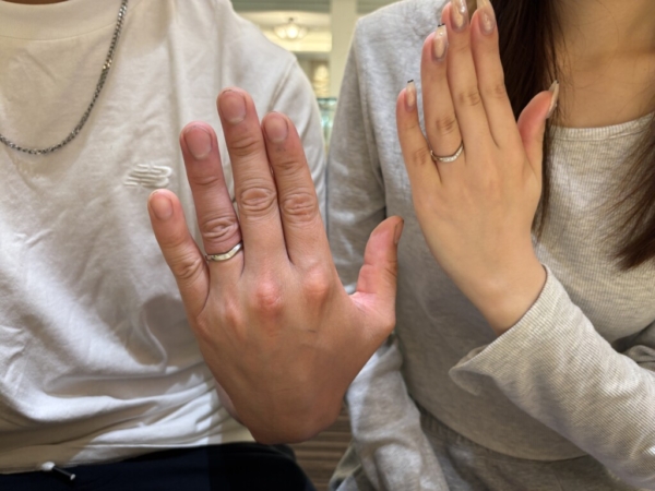 姫路市からご来店「IDEAL Plus fort」のマリッジリングをご成約頂きました