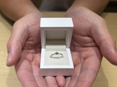姫路市からご来店「gardenオリジナル」の婚約指輪をご成約頂きました