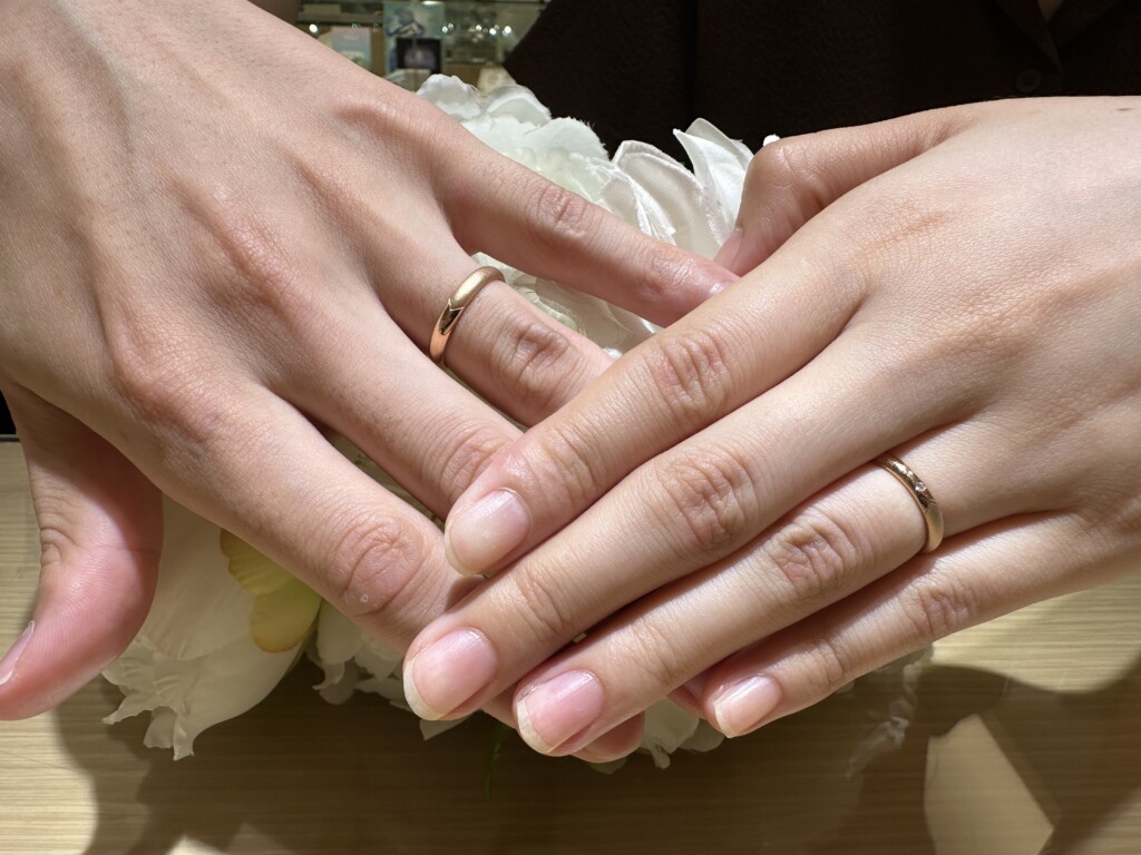 加西市からご来店「FISCHER」のマリッジリングをご成約頂きました