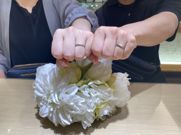 姫路市からご来店 婚約指輪「Littlegarden」結婚指輪「FISCHER」をご成約