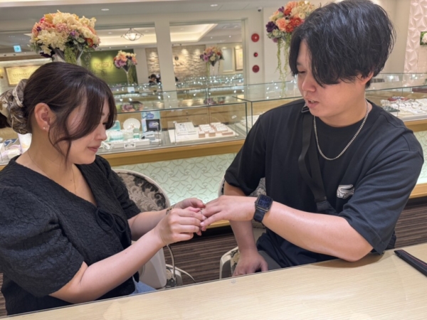 姫路市からご来店「IDEAL Plus fort」の結婚指輪をご成約頂きました