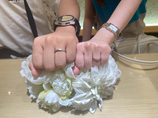 姫路市よりご来店「IDEAL Plus fort」のマリッジリングをご成約