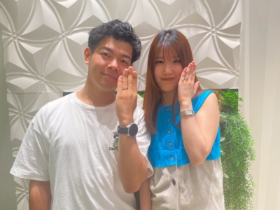 姫路市よりご来店「IDEAL Plus fort」の結婚指輪をご成約