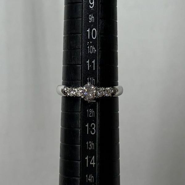 【ダイヤ付プラチナリング】自分で身に着けられるようサイズ直し