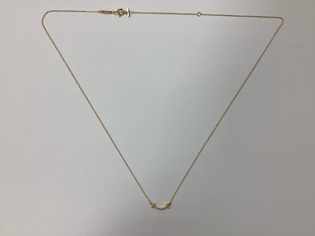 【18金ネックレス】チェーンが切れたので長さ足しをしてお直し