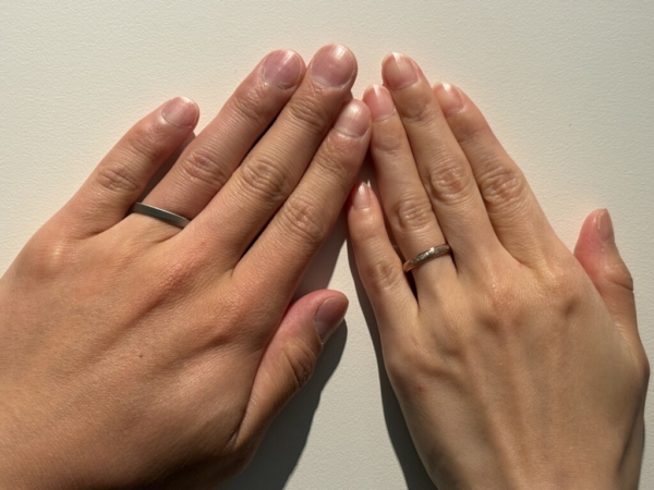 姫路市からご来店「FISCHER」のマリッジリングをご成約いただきました