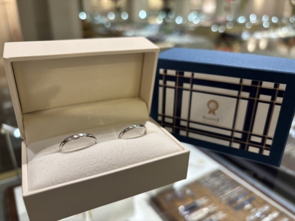 姫路市よりご来店「RosettE/SP」のマリッジリングをご成約頂きました
