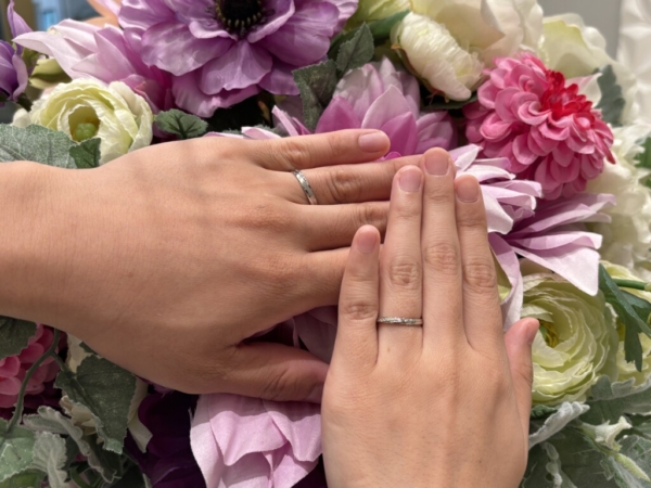 姫路市よりご来店「RosettE/SP」の結婚指輪・マリッジリングをご成約頂きました