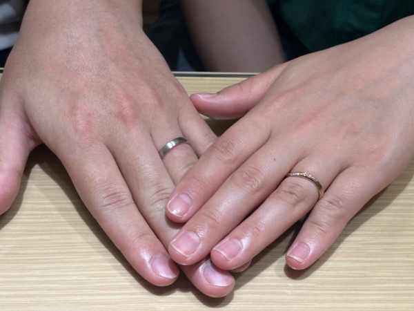 加古川市からご来店「IROノHA・イロノハ」の結婚指輪をご成約頂きました